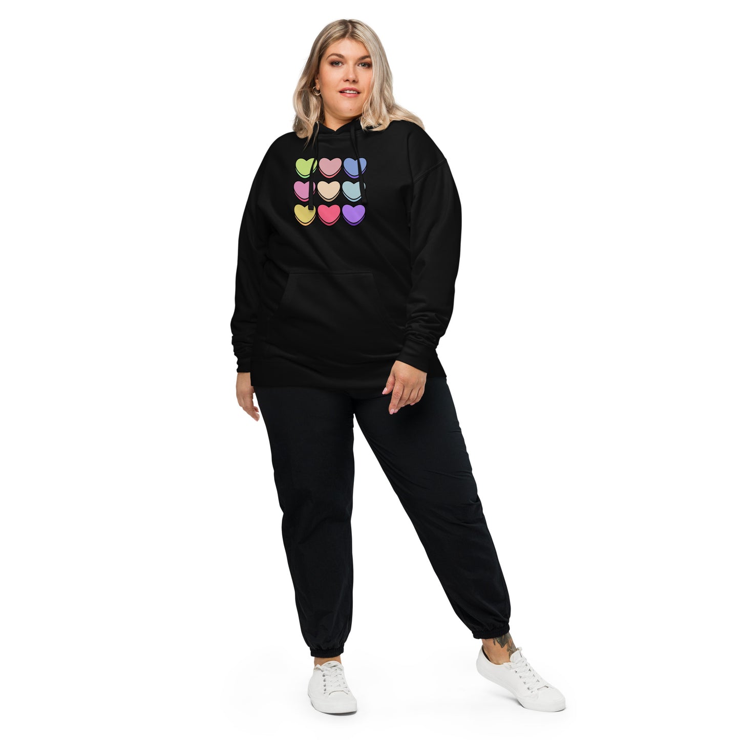 Conversation Hearts | Unisex midweight hoodie